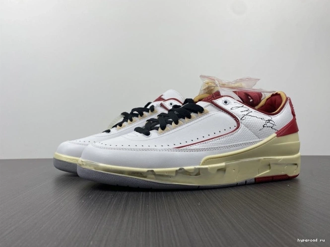 DJ4375-106 2 SP Red Off-White White Low Retro Jordan 1205